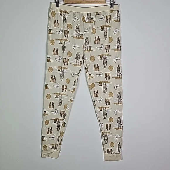 Star Wars Beige and Gold Women's Leggings - Picture 1 of 6